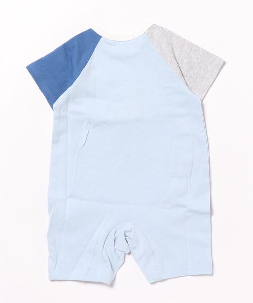 SLAP SLIP BABY(スラップスリップベビー)の「SLAPSLIPBABY/【防汚】アニマルイヌ刺繍配色ロンパースベビー(60~80cm)(ロンパース・キッズ・ブルー系その他/イエロー系その他・60/70/80)」の13枚目の写真