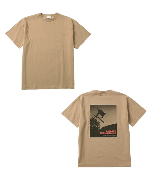 GLAZOS(グラソス)の「【接触冷感】アソートバックフォトプリント半袖Tシャツ(Tシャツ/カットソー・キッズ・ブルー/オートミール/チャコールグレー/カーキ/ホワイト/グレー/ベージュ・140cm/150cm/130cm/170cm/160cm)」の13枚目の写真