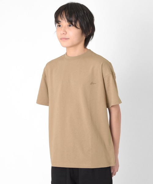 GLAZOS(グラソス)の「【接触冷感】アソートバックフォトプリント半袖Tシャツ(Tシャツ/カットソー・キッズ・ブルー/オートミール/チャコールグレー/カーキ/ホワイト/グレー/ベージュ・140cm/150cm/130cm/170cm/160cm)」の18枚目の写真