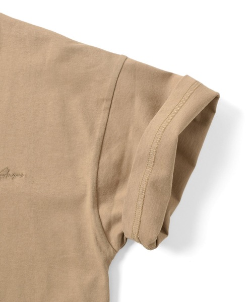 GLAZOS(グラソス)の「【接触冷感】アソートバックフォトプリント半袖Tシャツ(Tシャツ/カットソー・キッズ・ブルー/オートミール/チャコールグレー/カーキ/ホワイト/グレー/ベージュ・140cm/150cm/130cm/170cm/160cm)」の16枚目の写真