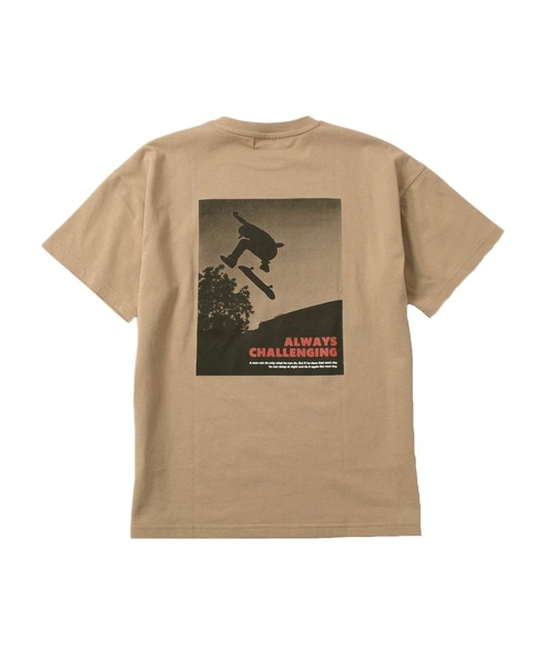 GLAZOS(グラソス)の「【接触冷感】アソートバックフォトプリント半袖Tシャツ(Tシャツ/カットソー・キッズ・ブルー/オートミール/チャコールグレー/カーキ/ホワイト/グレー/ベージュ・140cm/150cm/130cm/170cm/160cm)」の22枚目の写真