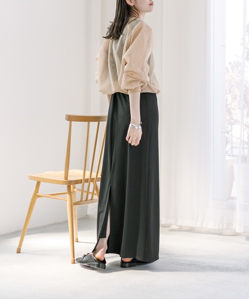 mystic（ミスティック）の「【サイズ展開あり】ラインジャージワンピース（ワンピース・レディース・ブラック/ブラック系その他/ベージュ・1/2）」の19枚目の写真