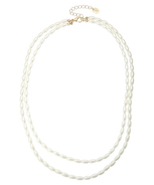 AMERICAN HOLIC(アメリカンホリック)の「ナツメパール2連&メタルコイン3WAYネックレス(ネックレス・レディース・ゴールド・FREE)」の14枚目の写真