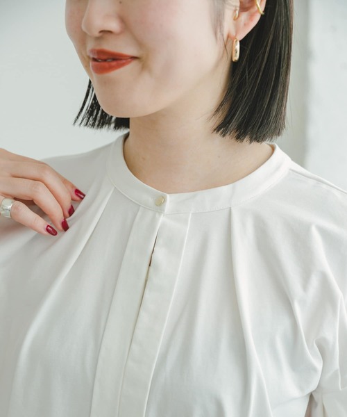 ITEMS URBANRESEARCH（アイテムズ アーバンリサーチ）の「フハクライクスキッパーフレンチTシャツ（Tシャツ/カットソー・レディース・ホワイト/オレンジ/ストライプ/ブラック・FREE）」の16枚目の写真