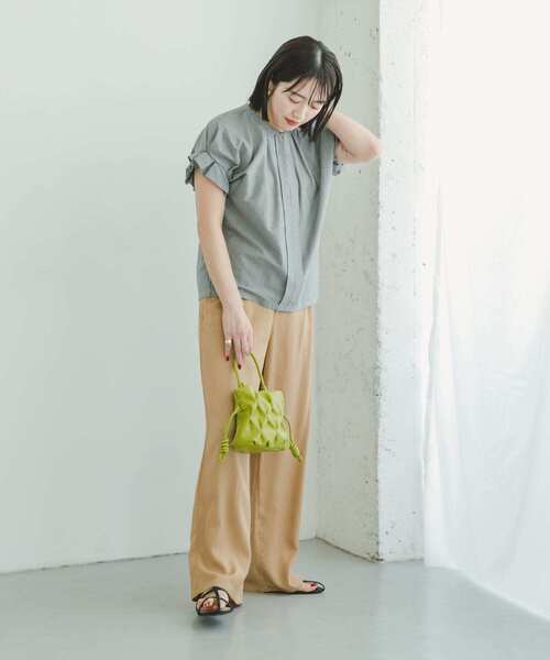 ITEMS URBANRESEARCH（アイテムズ アーバンリサーチ）の「フハクライクスキッパーフレンチTシャツ（Tシャツ/カットソー・レディース・ホワイト/オレンジ/ストライプ/ブラック・FREE）」の21枚目の写真