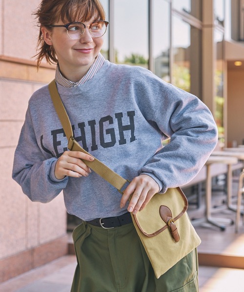 MONO-MART LADY'S(モノマートレディース)の「パイピングキャンバスミニショルダーバッグ(ショルダーバッグ・レディース・アイボリー/ブラック/ベージュ・FREE)」の10枚目の写真