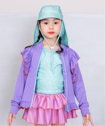 HOGAN RANCH WEAR | girl’s ZIPラッシュガード/UVカット(80～140cm)(ラッシュガード)