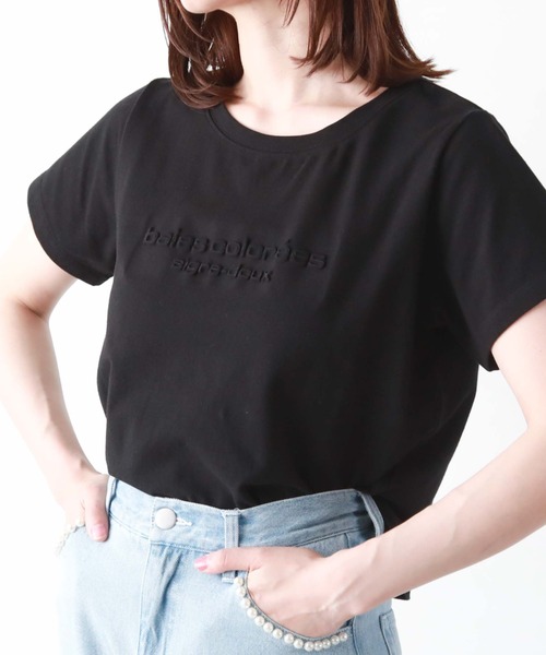 archives（アルシーヴ）の「エンボス発泡アソートＴシャツ（Tシャツ/カットソー・レディース・オフホワイト/ブラック/チャコールグレー/ホワイト・MEDIUM）」の4枚目の写真