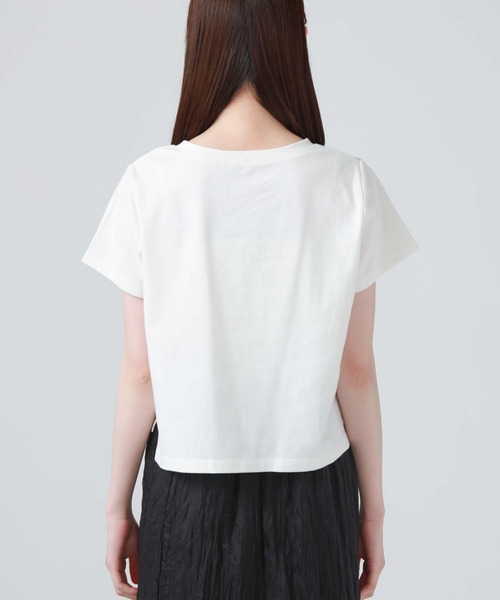 archives（アルシーヴ）の「エンボス発泡アソートＴシャツ（Tシャツ/カットソー・レディース・オフホワイト/ブラック/チャコールグレー/ホワイト・MEDIUM）」の6枚目の写真