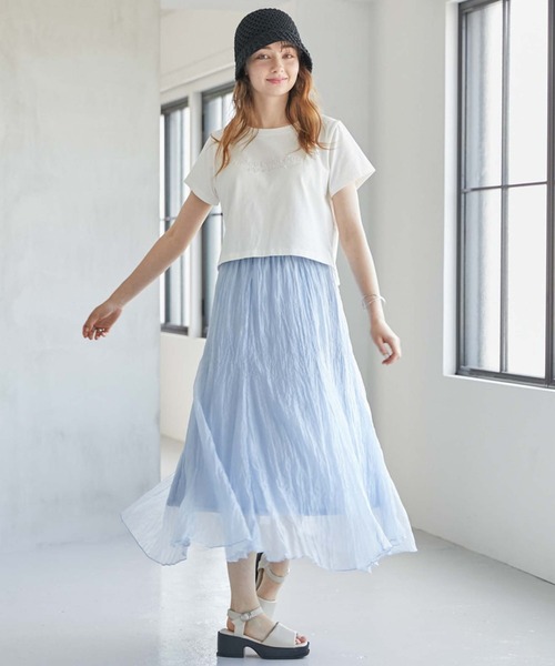 archives（アルシーヴ）の「エンボス発泡アソートＴシャツ（Tシャツ/カットソー・レディース・オフホワイト/ブラック/チャコールグレー/ホワイト・MEDIUM）」の18枚目の写真