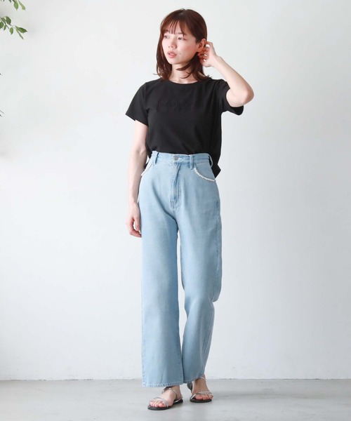 archives（アルシーヴ）の「エンボス発泡アソートＴシャツ（Tシャツ/カットソー・レディース・オフホワイト/ブラック/チャコールグレー/ホワイト・MEDIUM）」の15枚目の写真