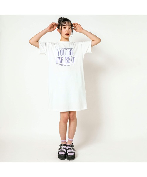 ZIDDY(ジディ)の「ZIDDY/【前後2WAY】メッシュガウン&Tシャツワンピセット(130~160cm)(ワンピース・キッズ・パープル/ブラック・140/160/150/130)」の20枚目の写真