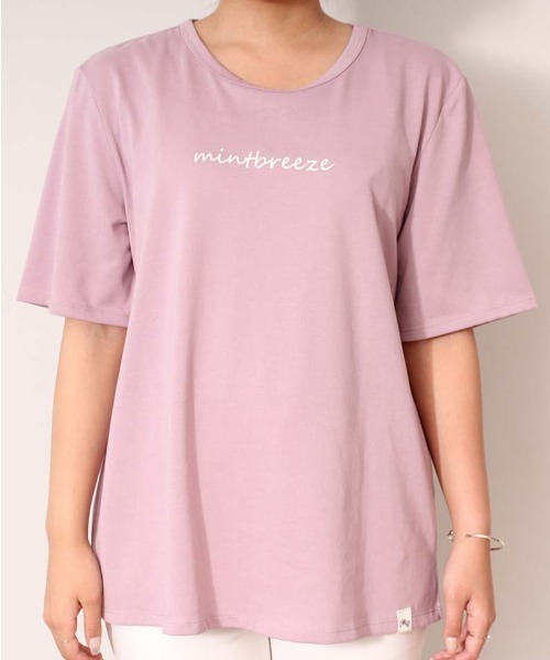 MB mint breeze(エムビーミントブリーズ)の「【L~5L 大きいサイズ】mb ロゴ Tシャツ(Tシャツ/カットソー・レディース・ブラック/ネイビー/ピンク・LL/3L/4L/5L/L)」の11枚目の写真
