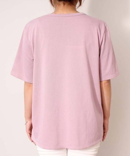 MB mint breeze(エムビーミントブリーズ)の「【L~5L 大きいサイズ】mb ロゴ Tシャツ(Tシャツ/カットソー・レディース・ブラック/ネイビー/ピンク・LL/3L/4L/5L/L)」の13枚目の写真