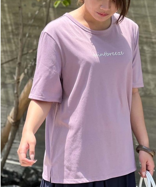 MB mint breeze(エムビーミントブリーズ)の「【L~5L 大きいサイズ】mb ロゴ Tシャツ(Tシャツ/カットソー・レディース・ブラック/ネイビー/ピンク・LL/3L/4L/5L/L)」の9枚目の写真