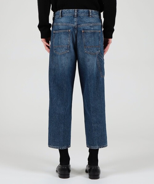 CELLAR DOOR（セラドール）の「Cellar Door コットン タックデニム（デニムパンツ・メンズ・ブルー/ダークブルー・2/1）」の7枚目の写真