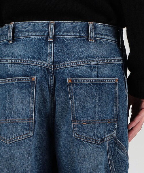 CELLAR DOOR（セラドール）の「Cellar Door コットン タックデニム（デニムパンツ・メンズ・ブルー/ダークブルー・2/1）」の9枚目の写真