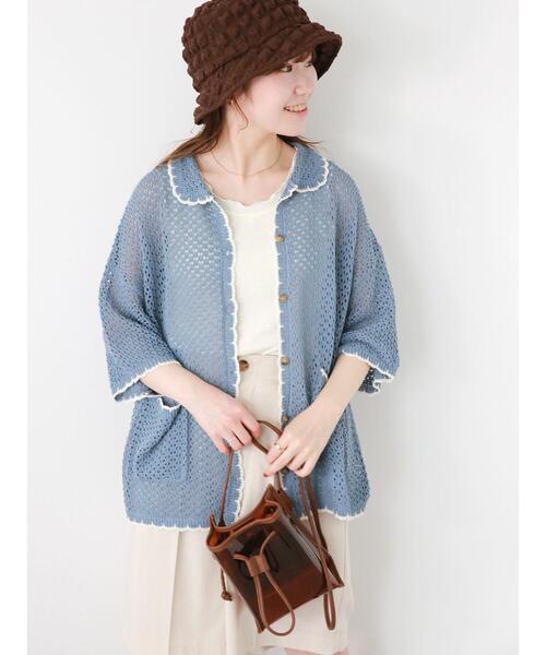 ehka sopo（エヘカソポ）の「メローフリルタンクトップ（タンクトップ・レディース・グレー/オフホワイト/グリーン/ダークブラウン・F）」の16枚目の写真