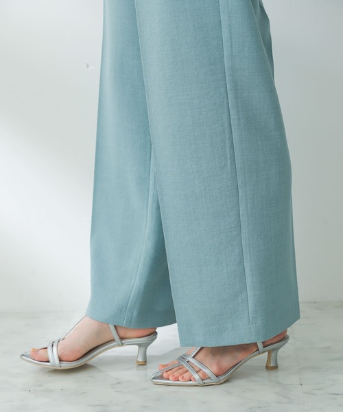 SENSE OF PLACE by URBAN RESEARCH（センスオブプレイスバイアーバンリサーチ）の「ポインテッドナローストラップサンダル（サンダル・レディース・シルバー/ホワイト/ブラック・SMALL/MEDIUM/LARGE）」の20枚目の写真