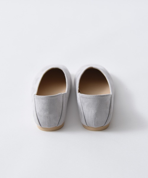 CALIFORNIA OUTFITTERS（カリフォルニア アウトフィッターズ）の「スクウェアトゥバレエ　フラットシューズ/「オールシーズン活躍できるフラットバレエシューズ」【Maison select -メゾンセレクト-cawaii shoes カワイイシューズコレクション】（パンプス・レディース・アイボリー/ピンクベージュ/グレイッシュベージュ/ブラック・M/LL/L）」の8枚目の写真