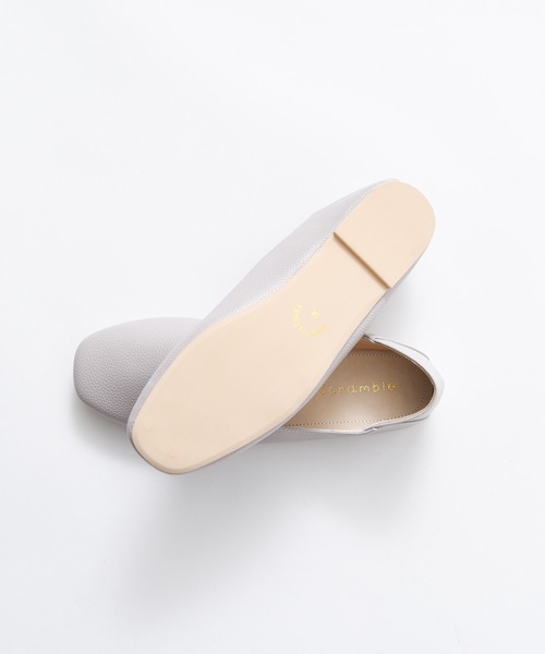 CALIFORNIA OUTFITTERS（カリフォルニア アウトフィッターズ）の「スクウェアトゥバレエ　フラットシューズ/「オールシーズン活躍できるフラットバレエシューズ」【Maison select -メゾンセレクト-cawaii shoes カワイイシューズコレクション】（パンプス・レディース・アイボリー/ピンクベージュ/グレイッシュベージュ/ブラック・M/LL/L）」の20枚目の写真