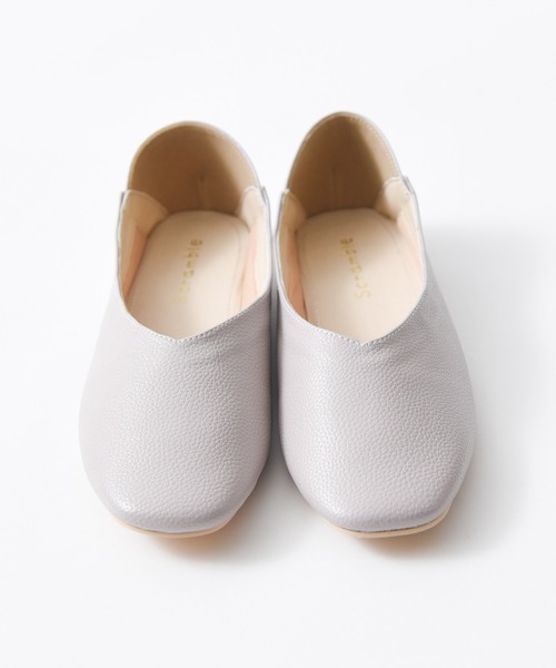 CALIFORNIA OUTFITTERS（カリフォルニア アウトフィッターズ）の「スクウェアトゥバレエ　フラットシューズ/「オールシーズン活躍できるフラットバレエシューズ」【Maison select -メゾンセレクト-cawaii shoes カワイイシューズコレクション】（パンプス・レディース・アイボリー/ピンクベージュ/グレイッシュベージュ/ブラック・M/LL/L）」の16枚目の写真