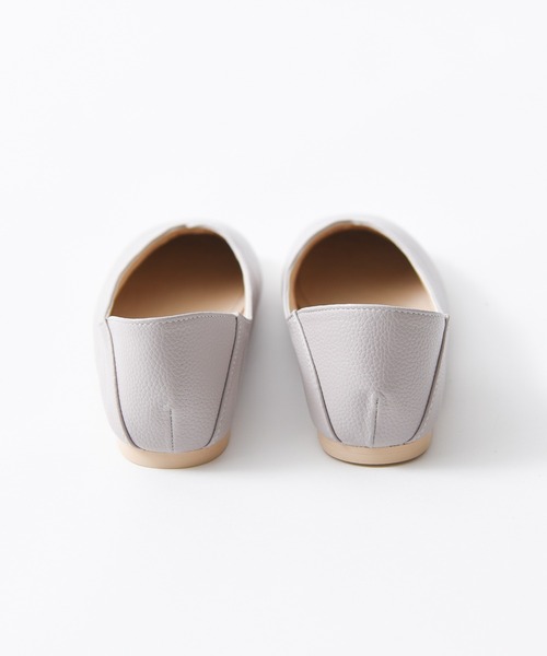 CALIFORNIA OUTFITTERS（カリフォルニア アウトフィッターズ）の「スクウェアトゥバレエ　フラットシューズ/「オールシーズン活躍できるフラットバレエシューズ」【Maison select -メゾンセレクト-cawaii shoes カワイイシューズコレクション】（パンプス・レディース・アイボリー/ピンクベージュ/グレイッシュベージュ/ブラック・M/LL/L）」の10枚目の写真