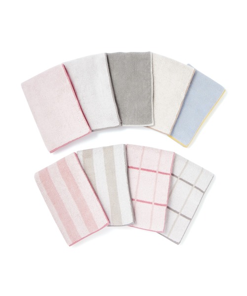 Francfranc（フランフラン）の「ミニバスタオル プレーン ライトブルー　40×100㎝ 小さめ コンパクト 抗菌防臭機能（タオル・レディース・ライトブルー・FREE）」の2枚目の写真