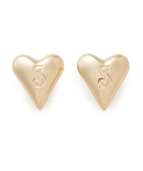 SNIDEL（スナイデル）の「ハートピアス（ピアス（両耳用）・レディース・シルバー/ゴールド・FREE）」の5枚目の写真