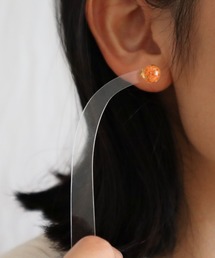 fuwairo/かすみ草の一粒ピアス