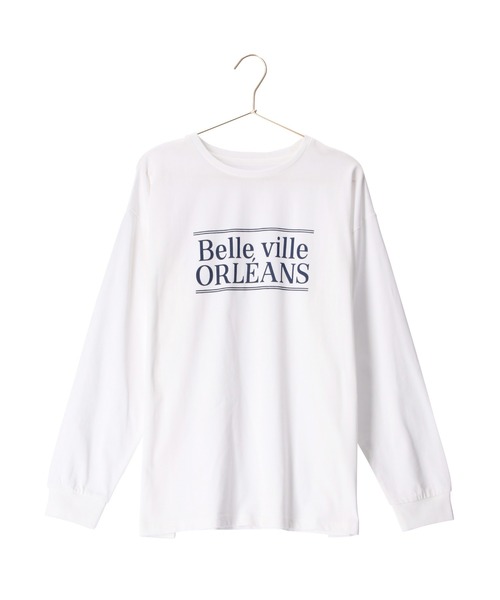 ROPE' PICNIC（ロペピクニック）の「BIGロゴTシャツ（Tシャツ/カットソー・レディース・ホワイト/チャコールグレー・38）」の10枚目の写真