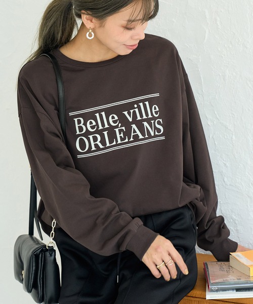 ROPE' PICNIC（ロペピクニック）の「BIGロゴTシャツ（Tシャツ/カットソー・レディース・ホワイト/チャコールグレー・38）」の21枚目の写真