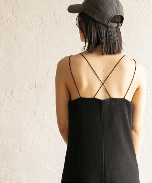 coen（コーエン）の「【WEB限定】カップ付きTCワッフルキャミワンピース（ワンピース・レディース・ブラック/ブラウン・FREE）」の15枚目の写真