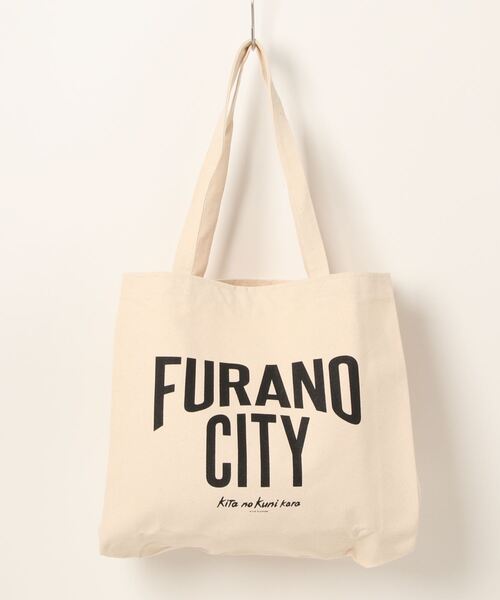 B.I.D.(ビーアイディー)の「《北の国から x THE BEYOND AND PRODUCTS》FURANO CITY tote bag(トートバッグ・レディース・ブラック/オフホワイト・FREE)」の13枚目の写真