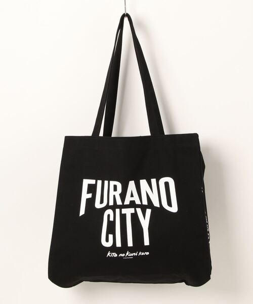 B.I.D.(ビーアイディー)の「《北の国から x THE BEYOND AND PRODUCTS》FURANO CITY tote bag(トートバッグ・レディース・ブラック/オフホワイト・FREE)」の14枚目の写真