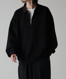 Lui's | ハーフZIPポロシャツ(Tシャツ/カットソー)