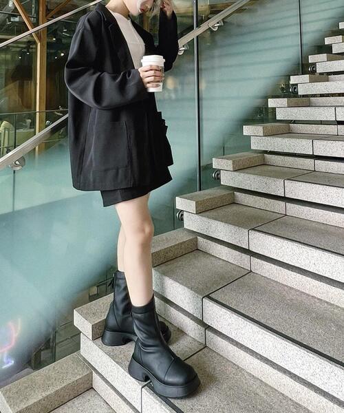 Figments(フィグメンツ)の「フィットブーツ(ブーツ・レディース・ブラック・MEDIUM/SMALL)」の14枚目の写真