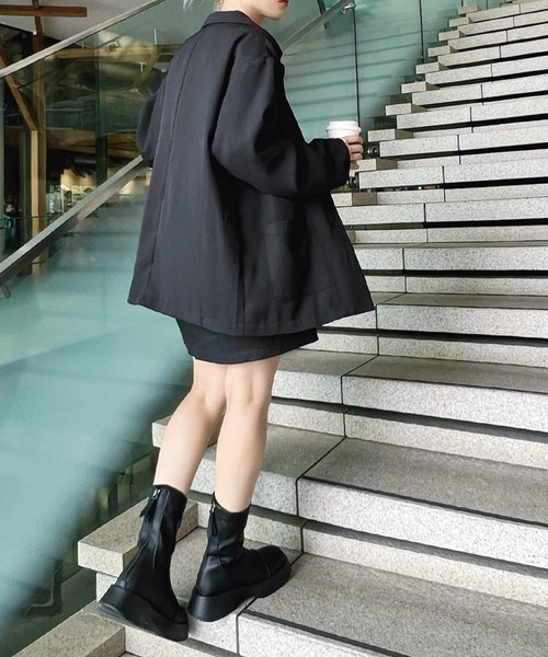 Figments(フィグメンツ)の「フィットブーツ(ブーツ・レディース・ブラック・MEDIUM/SMALL)」の3枚目の写真