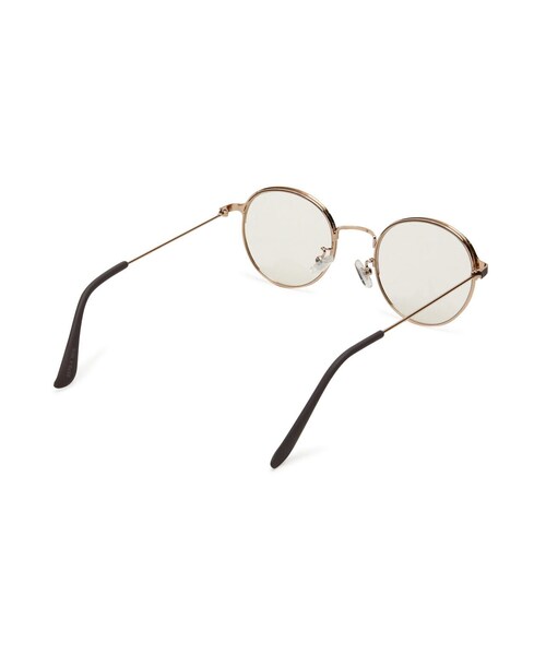 FREE'S MART（フリーズマート）の「伊達メガネ①（メガネ・レディース・ブラウン/グレー・ﾌﾘ-）」の5枚目の写真