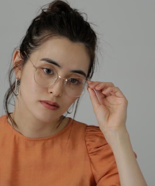FREE'S MART（フリーズマート）の「伊達メガネ①（メガネ・レディース・ブラウン/グレー・ﾌﾘ-）」の11枚目の写真