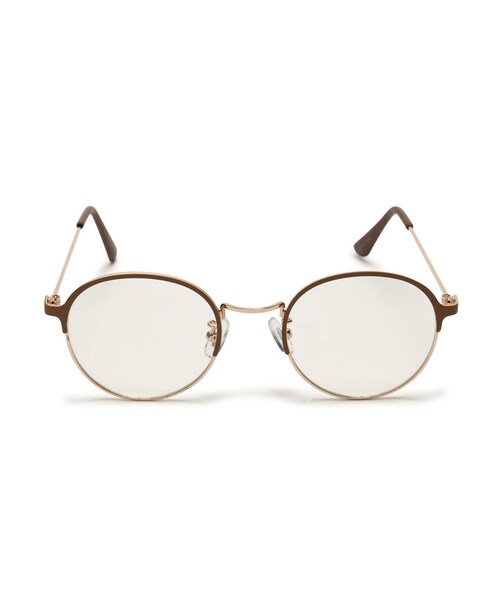 FREE'S MART（フリーズマート）の「伊達メガネ①（メガネ・レディース・ブラウン/グレー・ﾌﾘ-）」の12枚目の写真