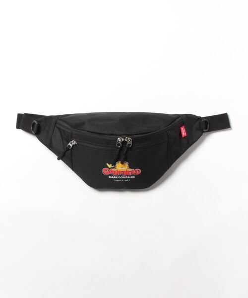 Mark Gonzales（マーク・ゴンザレス）の「マークゴンザレス GARFIELDコラボ ローキャップ 【(What it isNt) ART BY MARK GONZALES】（ボディバッグ/ウエストポーチ・メンズ・ブラック×レッド/ブラック×ブルー・FREE）」の5枚目の写真