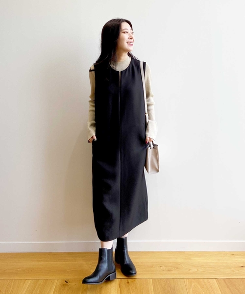 OPAQUE.CLIP（オペークドットクリップ）の「◆ラメ混フレアースリーブリブニット【洗濯機洗い可／UVケア】（ニット/セーター・レディース・ブラック系5/ベージュ系その他2/ベージュ系9・38/42/40/36）」の13枚目の写真