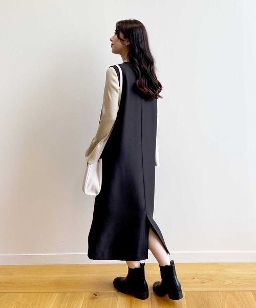 OPAQUE.CLIP（オペークドットクリップ）の「◆ラメ混フレアースリーブリブニット【洗濯機洗い可／UVケア】（ニット/セーター・レディース・ブラック系5/ベージュ系その他2/ベージュ系9・38/42/40/36）」の15枚目の写真