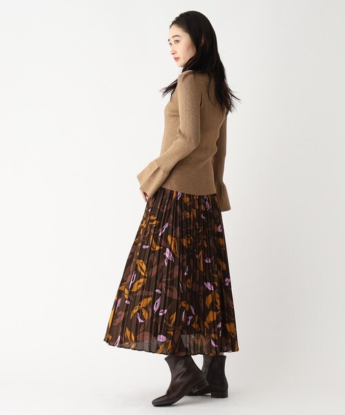 OPAQUE.CLIP（オペークドットクリップ）の「◆ラメ混フレアースリーブリブニット【洗濯機洗い可／UVケア】（ニット/セーター・レディース・ブラック系5/ベージュ系その他2/ベージュ系9・38/42/40/36）」の18枚目の写真