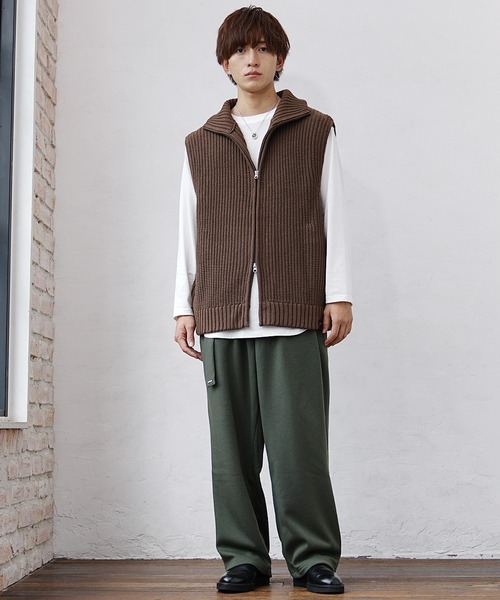 【未使用品】SEEALL/オーバーサイズニットベスト/size2/ブラウン 2025年最新】SEEALL ベストの人気アイテム - メルカリ