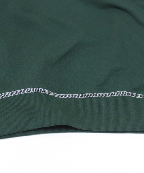 ZI-ON（ジーオン）の「裏起毛 配色ステッチスウェットトレーナー（スウェット・キッズ・ネイビー/グリーン/杢グレー/ブラック/オートミール/チャコール/ヘザーチャコール・140cm/150cm/160cm/120cm/110cm/130cm）」の16枚目の写真