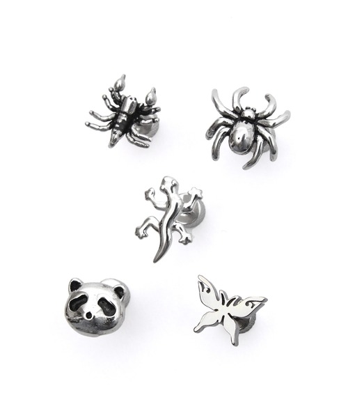 an meets zakka（アンミツザッカ）の「an meets zakka いきものピアス（ピアス（片耳用）・メンズ・シルバー系5/シルバー系3/シルバー系1/シルバー系2/シルバー系4・ONE SIZE）」の7枚目の写真