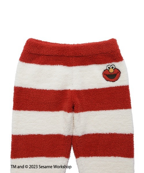 gelato pique(ジェラートピケ)の「【SESAME STREET】【KIDS】ジャガードプルオーバー&ロングパンツセット(ルームウェア/パジャマ・キッズ・ブルー/レッド・SMALL/XX-SMALL)」の18枚目の写真