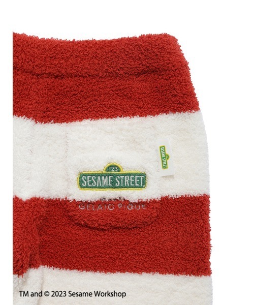 gelato pique(ジェラートピケ)の「【SESAME STREET】【KIDS】ジャガードプルオーバー&ロングパンツセット(ルームウェア/パジャマ・キッズ・ブルー/レッド・SMALL/XX-SMALL)」の21枚目の写真